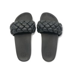 Klapki plażowe damskie Flip Flop Pool Weave. Czarne klapki damskie Flip Flop, na lato, bez wzorów, bez obcasa, bez zapięcia. Za 123.05 zł.