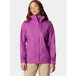 Płaszcz przeciwdeszczowy damski Columbia Arcadia II. Fioletowe płaszcze damskie Columbia, m, bez wzorów, sportowe, bez kołnierzyka, bez kaptura. Za 429.00 zł.