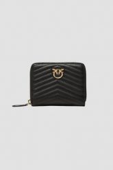 PINKO Czarny mały portfel Taylor. Czarne portfele damskie Pinko. W wyprzedaży za 459.99 zł.