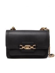 MICHAEL Michael Kors Torebka Heather 30S2G7HL3L Czarny. Czarne torebki wizytowe damskie MICHAEL Michael Kors, bez wzorów, ze skóry, bez dodatków. Za 869.99 zł.