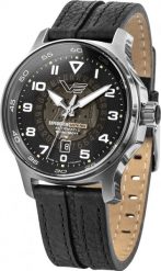Zegarek męski Vostok Europe YN55-592A758 czarny. Czarne zegarki męskie Vostok Europe, bez wzorów. Za 2,345.00 zł.
