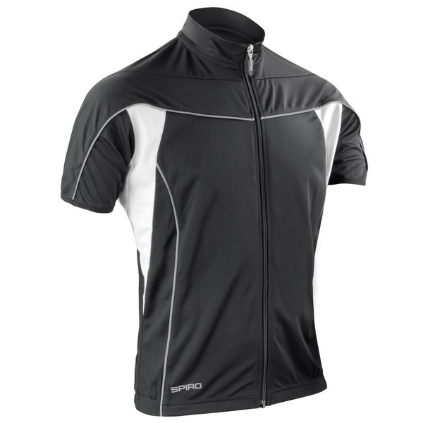 Męska Kurtka Bikewear Full Zip Performance Jacket. Białe kurtki męskie SPIRO, m, bez wzorów, sportowe, bez kaptura. Za 130.99 zł.