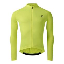 Dżersej z długim rękawem Dare 2B Lightning. Żółte bluzy męskie Dare 2B, bez wzorów, z dżerseju, sportowe, bez ramiączek, bez kaptura. Za 268.50 zł.