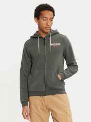 Napapijri Bluza B-Alymer NP0A4I1E Zielony Regular Fit. Zielone bluzy męskie Napapijri, m, bez wzorów, z bawełny, bez ramiączek, bez kaptura. Za 369.99 zł.