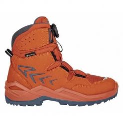 Buty trekkingowe męskie Lowa Firo Gtx Hi. Brązowe trekkingi męskie Lowa, z materiału, za kostkę, bez zapięcia. Za 637.00 zł.