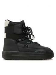 Moon Boot Śniegowce Park Sneaker Boot 80D2470060 Czarny. Czarne buty zimowe męskie Moon Boot, bez wzorów, ze skóry, bez obcasa, bez zapięcia. Za 639.99 zł.