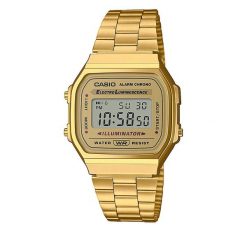 Zegarek Casio. Żółte zegarki męskie Casio, bez wzorów, złote. Za 269.99 zł.