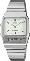 Zegarek Casio Vintage Zegarek damski Casio AQ-800E-7A2EF srebrny. Szare zegarki damskie Casio Vintage, srebrne. Za 219.79 zł.