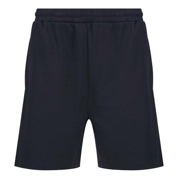 Spodenki Z Dzianiny Z Kieszenią Dla Dorosłych Unisex. Niebieskie szorty damskie FINDEN & HALES, bez wzorów, z dzianiny, sportowe. Za 108.99 zł.