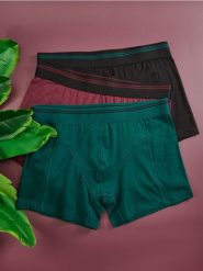 Bokserki Classic 3 pack - czarny. Czarne bokserki męskie Sinsay, bez wzorów. Za 29.99 zł.