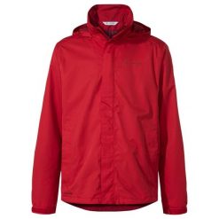 Kurtka przeciwdeszczowa męska Vaude Escape Light Jacket. Czerwone kurtki sportowe męskie Vaude, l, bez wzorów, z softshellu, bez kaptura, trekkingowe. Za 324.99 zł.