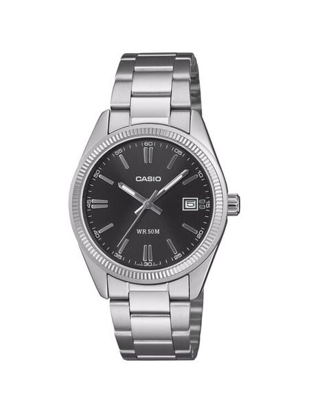 Casio Zegarek UTP-1302PD-1AVEF Srebrny. Szare, analogowe zegarki męskie Casio, bez wzorów, srebrne. Za 299.99 zł.