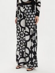 Gaudi Spodnie materiałowe 411FD25010 Czarny Relaxed Fit. Czarne spodnie materiałowe damskie Gaudi, bez wzorów, z materiału. Za 549.99 zł.