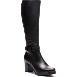 Kozaki LASOCKI - SEWERA2-05 Czarny. Czarne kozaki damskie Lasocki, bez wzorów, ze skóry, przed kolano, bez obcasa, na obcasie, bez zapięcia. Za 349.99 zł.