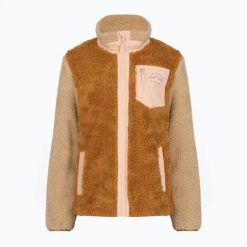Bluza polarowa damska KADVA Rodvik WMNS. Brązowe bluzy damskie KADVA, s, bez wzorów, z materiału, klasyczne, bez ramiączek, bez kaptura. Za 219.99 zł.
