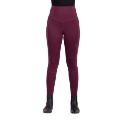 Damskie legginsy jeździeckie z pełną przyczepnością Euro-Star Breez Summer. Czerwone legginsy damskie EURO-STAR, bez wzorów, do jazdy konnej. Za 343.50 zł.