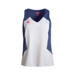 Koszulka Texas Padel – elastyczna, oddychająca i szybkoschnąca. Czerwone bluzki damskie IZAS, bez wzorów, z materiału, sportowe, bez kołnierzyka, bez ramiączek. Za 182.57 zł.