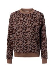 Marie Lund Bluza damska Kobiety Bawełna brązowy wzorzysty, XL. Brązowe bluzy damskie Marie Lund, xl, bez wzorów, z bawełny, bez ramiączek, bez kaptura. Za 139.95 zł.