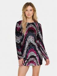 ONLY Sukienka koktajlowa Sofie 15334081 Kolorowy Slim Fit. Sukienki damskie ONLY, xs, bez wzorów, z syntetyku, wizytowe, bez kołnierzyka, bez ramiączek. Za 169.99 zł.