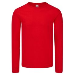 Kultowa Koszulka Z Długim Rękawem Unisex Dla Dorosłych. Czarne bluzki damskie fruit of the loom, xl, bez wzorów, sportowe, bez kołnierzyka, bez ramiączek. Za 63.99 zł.