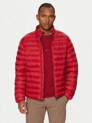 Tommy Hilfiger Kurtka przejściowa MW0MW37634 Czerwony Regular Fit. Czerwone kurtki męskie Tommy Hilfiger, m, bez wzorów, z syntetyku, bez kaptura. Za 719.99 zł.