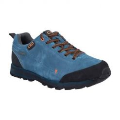 Buty do chodzenia męskie CMP Elettra Low Hiking Wp. Niebieskie buty zimowe męskie CMP, bez wzorów, bez obcasa, bez zapięcia. Za 539.99 zł.