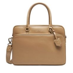 Torba na laptopa Nine West. Brązowe torby na laptopa damskie Nine West, bez wzorów. Za 249.99 zł.