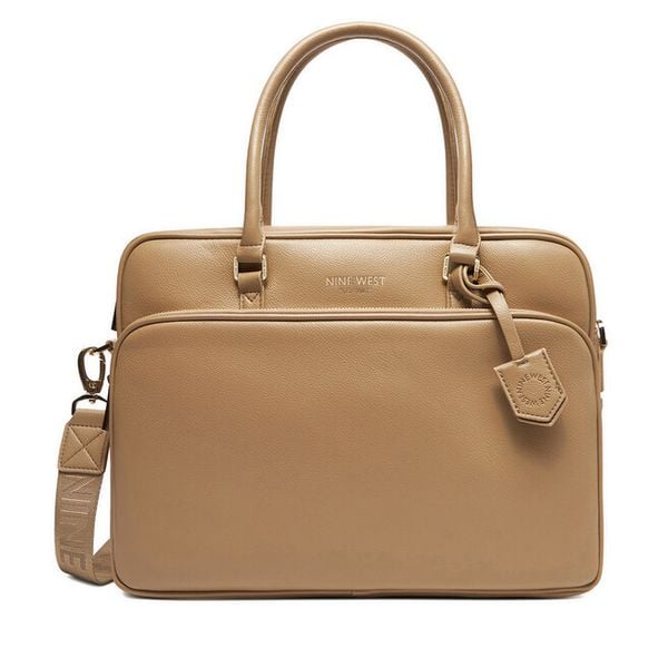 Torba na laptopa Nine West. Brązowe torby na laptopa damskie Nine West, bez wzorów. Za 224.99 zł.