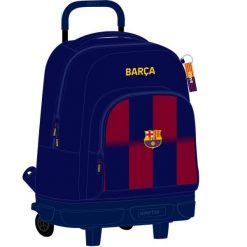 Plecak szkolny F.C. Barcelona Poliester 600D. Niebieskie plecaki męskie FC BARCELONA, bez wzorów, z poliesteru. Za 369.10 zł.