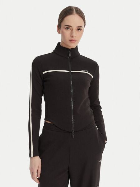 Guess Bluza V6GQ04 K2911 Brązowy Regular Fit. Brązowe bluzy damskie Guess, m, z aplikacjami, z syntetyku, bez ramiączek, bez kaptura. Za 239.99 zł.