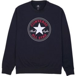 Bluza Converse Converse Go-To All Star Patch Crew Standard, Mężczyźni. Niebieskie bluzy męskie Converse, m, bez wzorów, z bawełny, retro, bez ramiączek, bez kaptura. Za 290.00 zł.