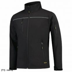 Kurtka męska TRICORP Luxury Softshell - ADLER - Luxury Softshell - Softshell kurtka unisex, 340 g/m, 100 % poliester czarny 5XL. Czarne kurtki męskie TRICORP, m, bez wzorów, z poliesteru, bez kaptura. Za 362.30 zł.