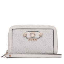Portfel Guess. Brązowe portfele damskie Guess. Za 264.99 zł.