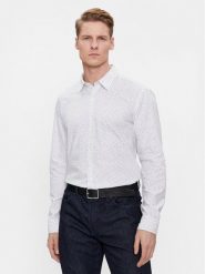 Boss Koszula S-Liam-Kent-C1-233 50510014 Biały Regular Fit. Białe koszule męskie Boss, l, bez wzorów, z bawełny, biznesowe, bez kołnierzyka, bez ramiączek. Za 449.99 zł.