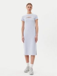 Puma Sukienka codzienna Ess Cut-Out 629769 Błękitny Slim Fit. Niebieskie sukienki damskie Puma, na co dzień, l, bez wzorów, z bawełny, bez kołnierzyka, bez ramiączek, proste. Za 139.99 zł.