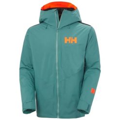 Kurtka narciarska Helly Hansen Powdreamer 2.0. Czarne kurtki sportowe męskie Helly Hansen, m, bez wzorów, bez kaptura, narciarskie, primaloft. Za 1,214.50 zł.