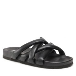 Klapki Jenny Fairy. Czarne klapki damskie Jenny Fairy, bez wzorów, bez obcasa, bez zapięcia. Za 119.99 zł.