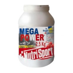 Mega moc - 2,5 kg Truskawka od Nutrisport. Białe piżamy męskie NUTRISPORT, l, bez wzorów, bez kołnierzyka, bez ramiączek. Za 214.57 zł.