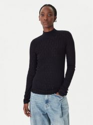 Patrizia Pepe Sweter 8K0368/K307-K103 Czarny Regular Fit. Czarne swetry nierozpinane damskie Patrizia Pepe, bez wzorów, z syntetyku, bez kołnierzyka, bez ramiączek. Za 919.99 zł.