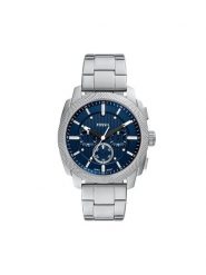 Fossil Zegarek Machine Chronograph FS6096 Srebrny. Szare zegarki męskie FOSSIL, bez wzorów, srebrne. Za 779.99 zł.