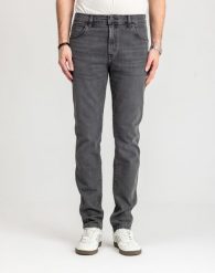 WRANGLER MĘSKIE SPODNIE JEANSOWE LARSTON BLACKOUT W18S29Z79 112330748. Jeansy męskie Wrangler, z jeansu. Za 219.99 zł.