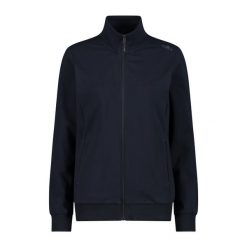 Damska bluza dresowa CMP. Zielone bluzy damskie CMP, bez wzorów, z bawełny, bez ramiączek, bez kaptura. Za 245.30 zł.