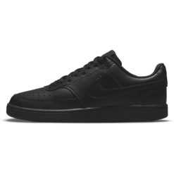 Buty męskie sportowe do chodzenia Nike COURT VISION LO NN. Czarne buty sportowe męskie Nike, bez wzorów, bez zapięcia, trekkingowe, Nike Court. Za 312.99 zł.