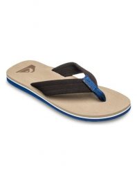 Sandały dla Mężczyzn MOLOKAI LAYBACK Brązowy. Brązowe sandały męskie Quiksilver, bez wzorów, z gumy, bez zapięcia. Za 119.99 zł.