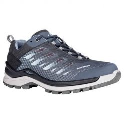 Buty trekkingowe damskie Lowa Ferrox Low Gtx. Szare obuwie trekkingowe damskie Lowa, z materiału, bez zapięcia. Za 801.05 zł.