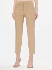 Marella Spodnie materiałowe Macario 2413131031200 Brązowy Regular Fit. Brązowe spodnie materiałowe damskie Marella, bez wzorów, z bawełny. Za 559.99 zł.