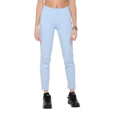 Bluza z bawełna z kieszenie na co dzień na siłownię. Niebieskie bluzy damskie LEONE 1947 APPAREL, bez wzorów, z bawełny, sportowe, bez ramiączek, bez kaptura. W wyprzedaży za 112.15 zł.