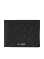 Calvin Klein Portfel Ck Must Mono Bifold 5cc W/Coi K50K512703 Czarny. Czarne portfele męskie Calvin Klein, bez wzorów, ze skóry. Za 239.99 zł.