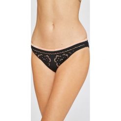 Seafolly - Strój kąpielowy Dawn To Dusk. Czarne bikini Seafolly, bez wzorów, z dzianiny. W wyprzedaży za 79.90 zł.