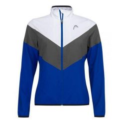 Kurtka damska CLUB 22. Niebieskie kurtki sportowe damskie Head, xl, bez wzorów, bez ramiączek, bez kaptura. Za 272.45 zł.